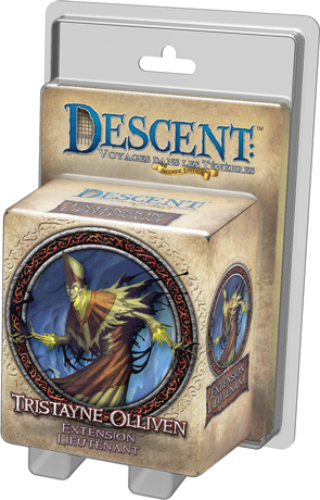 Boîte du jeu : Descent : Voyages dans les Ténèbres - Pack Lieutenant Trystaine Olliven