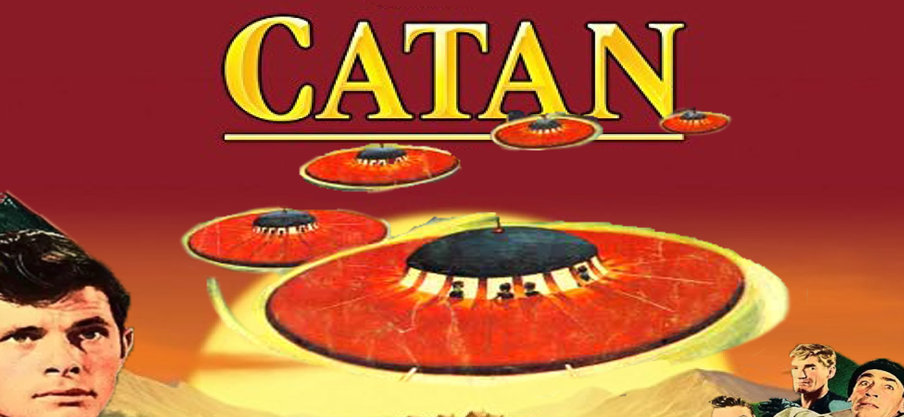 Les soucoupes attaquent Catane chez Asmodee Entertainment