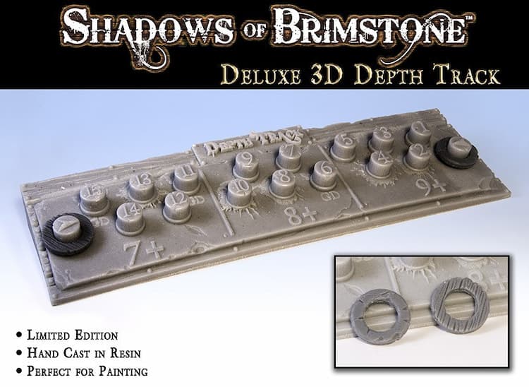 Boîte du jeu : Shadows of Brimstone - Depth Track 3D resin