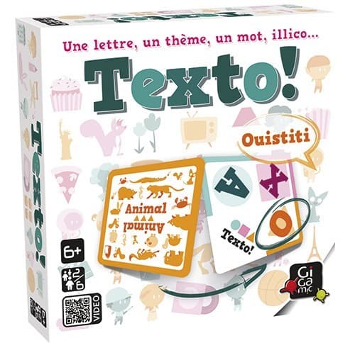 Boîte du jeu : Texto!