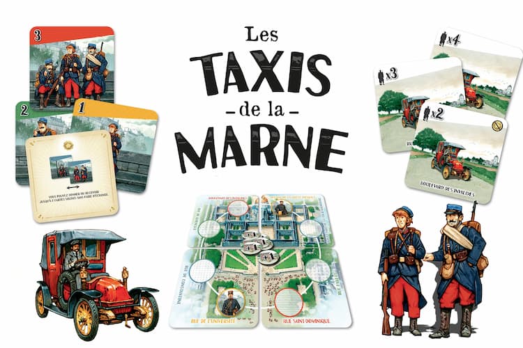 Boîte du jeu : Les Taxis de la Marne
