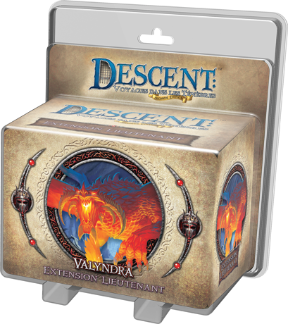 Boîte du jeu : Descent : Voyages dans les Ténèbres ! - Pack Lieutenant Valyndra