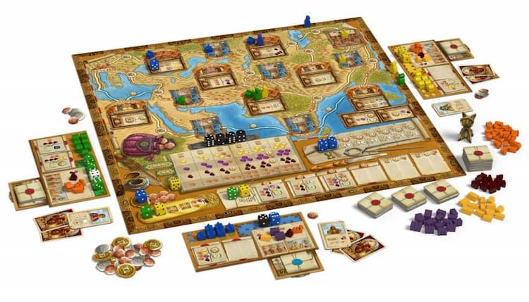 Boîte du jeu : Les Voyages de Marco Polo