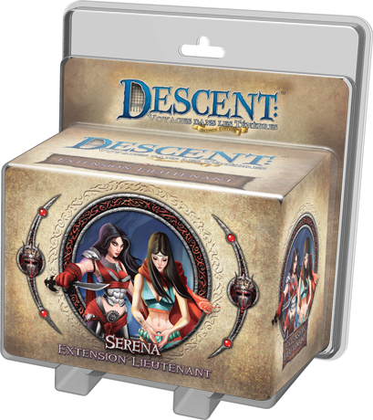 Boîte du jeu : Descent : Voyages dans les Tenebres ! - Pack Lieutenant Serena