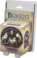 boîte du jeu : Descent : Voyages dans les Ténèbres - Pack Lieutenant Verminos