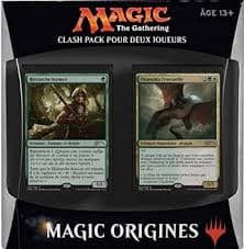 Boîte du jeu : Magic "The Gathering" ; Origines : Clash pack pour deux joueurs