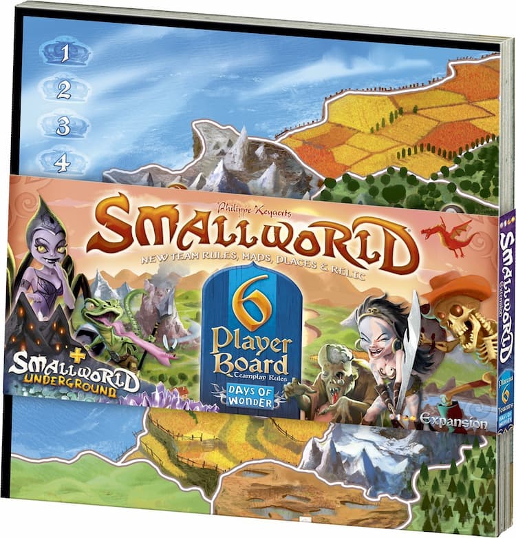 Boîte du jeu : Small World plateau 6 joueurs