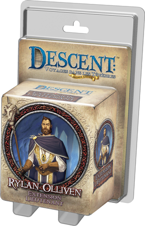 Boîte du jeu : Descent : Voyages dans les Ténèbres - Pack Lieutenant Rylan Olliven