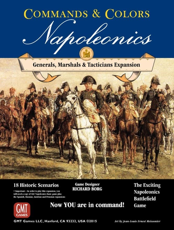 Boîte du jeu : Commands & Colors : Napoleonics, Expansion 5 : Generals, Marshals & Tacticians