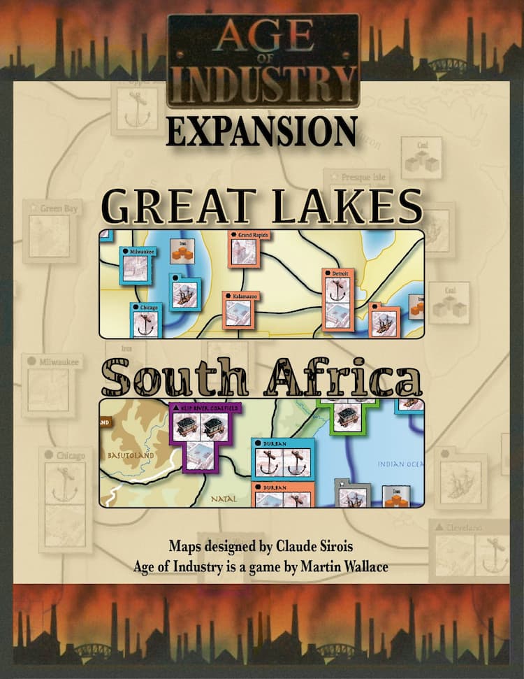 Boîte du jeu : Age of Industry : Grands Lacs et Afrique du Sud