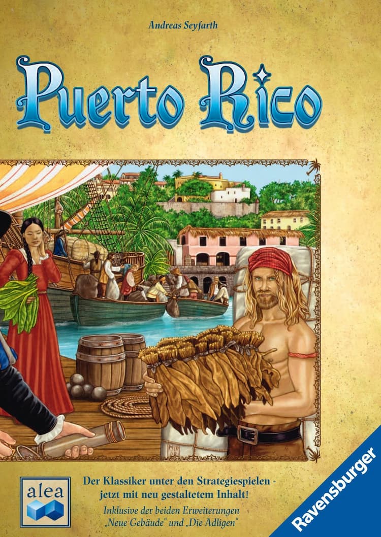 Boîte du jeu : Puerto Rico