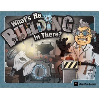 Boîte du jeu : What is he building in there ?