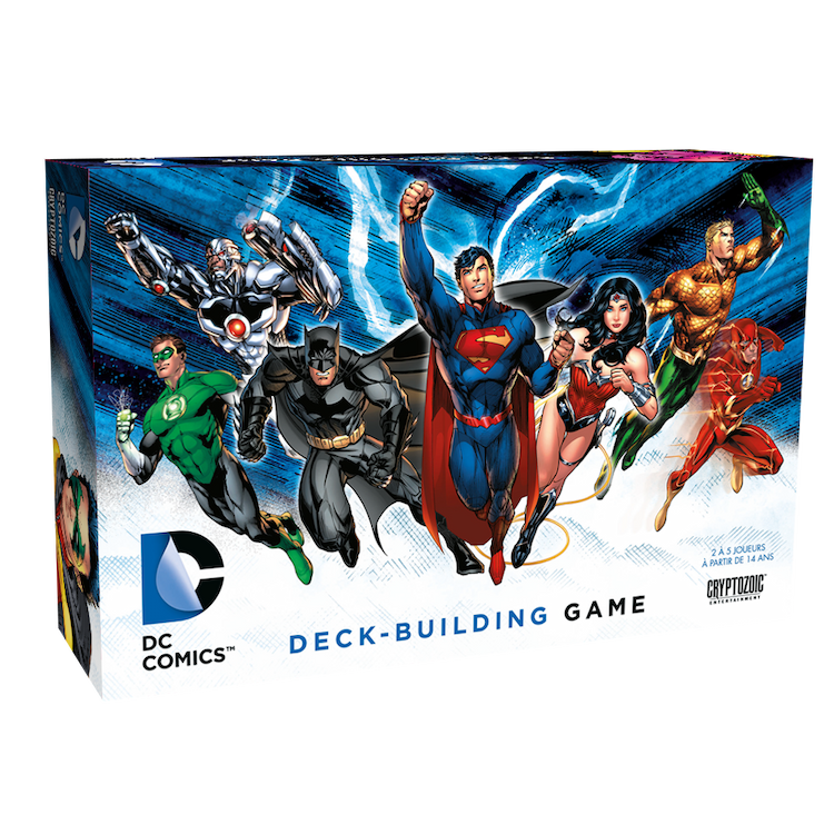 Boîte du jeu : DC Comics - Le jeu de Deck-Building