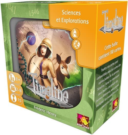 Boîte du jeu : Timeline II : Sciences et Explorations