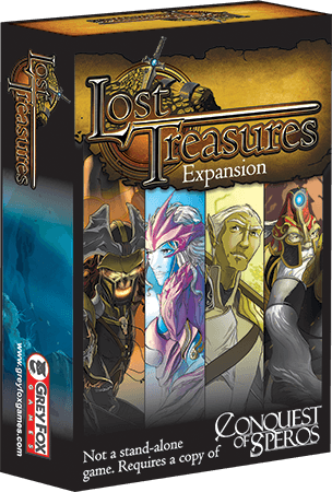Boîte du jeu : Lost Treasures: Expansion for Conquest of Speros