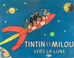 Boîte du jeu : Tintin et Milou vers la lune