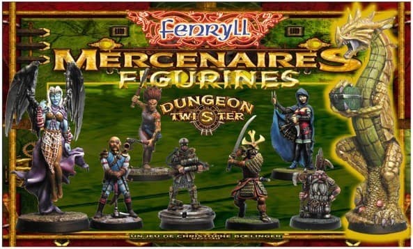 Boîte du jeu : Dungeon Twister : Mercenaires (Figurines)