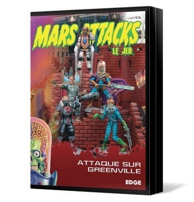 Boîte du jeu : Mars Attacks - Attaque sur Greenville