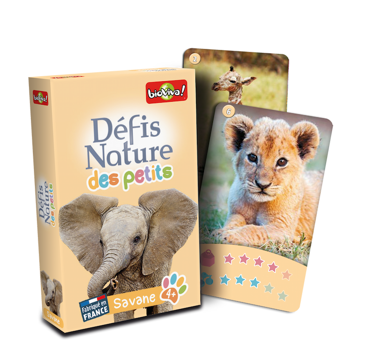 Boîte du jeu : Défis Nature des Petits - Savane