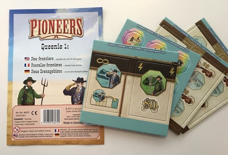 Boîte du jeu : Pioneers - Queenie 1 - Nouvelles Frontières