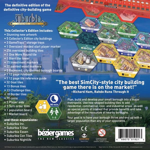 Boîte du jeu : Suburbia Collector's Edition