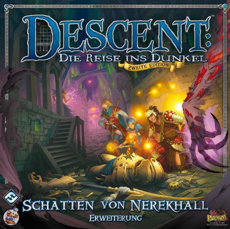 Boîte du jeu : Descent 2. Edition: Schatten von Nerekhall Erweiterung