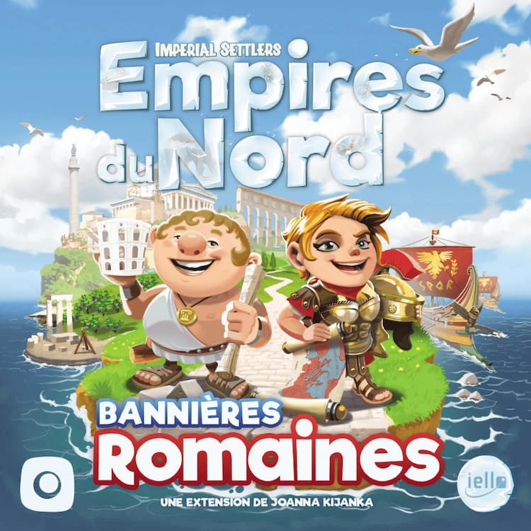 Boîte du jeu : Imperial Settlers - Empires du Nord - Extension "Bannières Romaines"