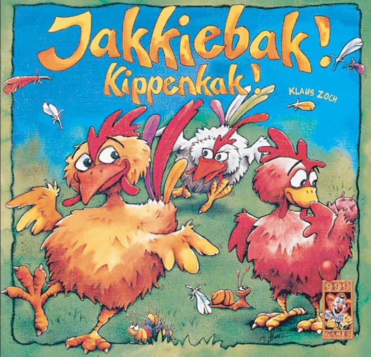 Boîte du jeu : Jakkiebak! Kippenkak!