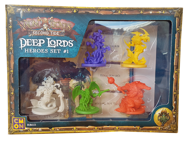 Boîte du jeu : Rum & Bones Second Tide : Deep Lords - Heroes Set #1