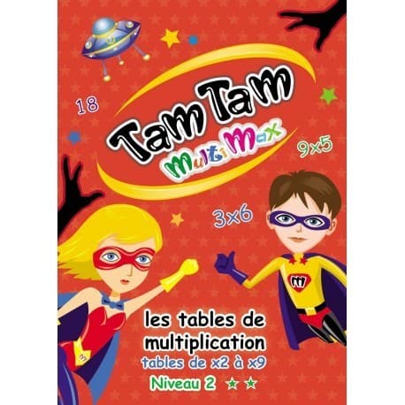 Boîte du jeu : Tam Tam MultiMax - Les tables de x2 à X9