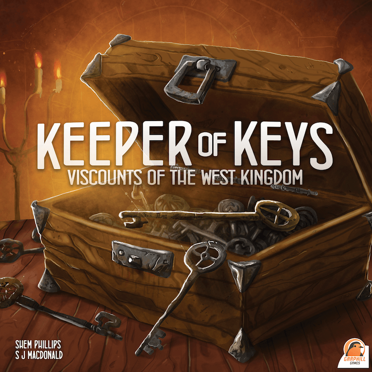 Boîte du jeu : Vicomtes du Royaume de l'Ouest - Extension "Keeper of Keys"
