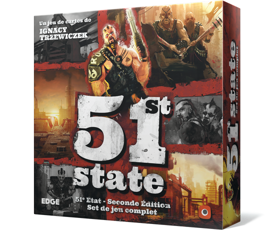 Boîte du jeu : 51st State - Seconde édition française
