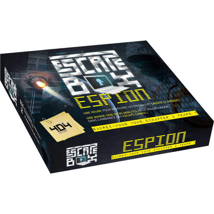 Boîte du jeu : Escape Box Espion