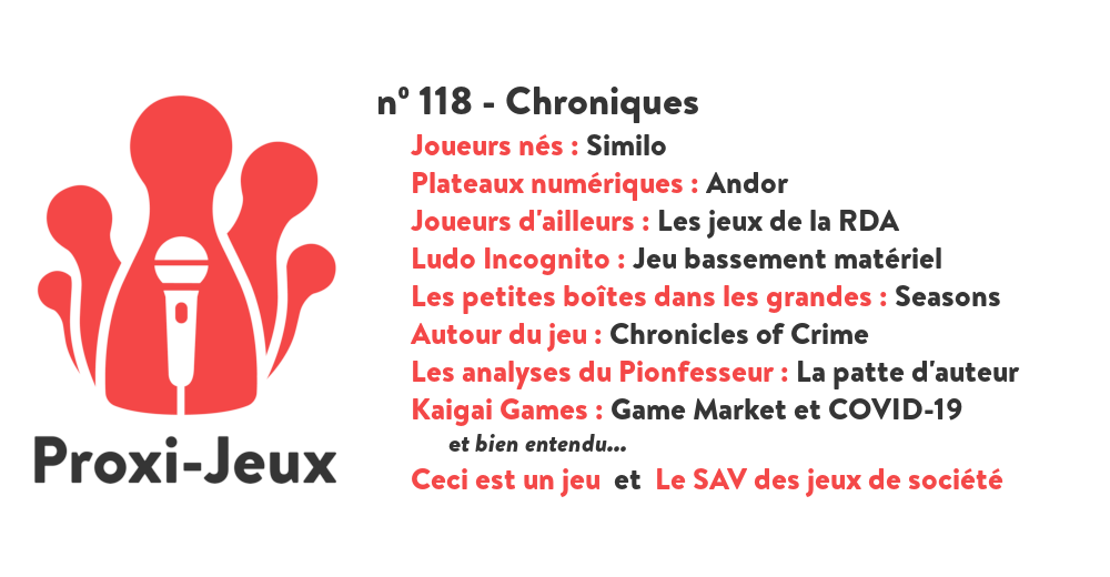 N°118 – Chroniques