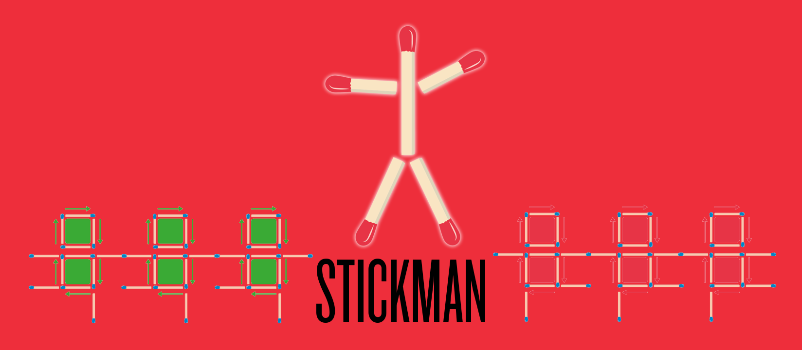 Stickman : paraffine et omoplates