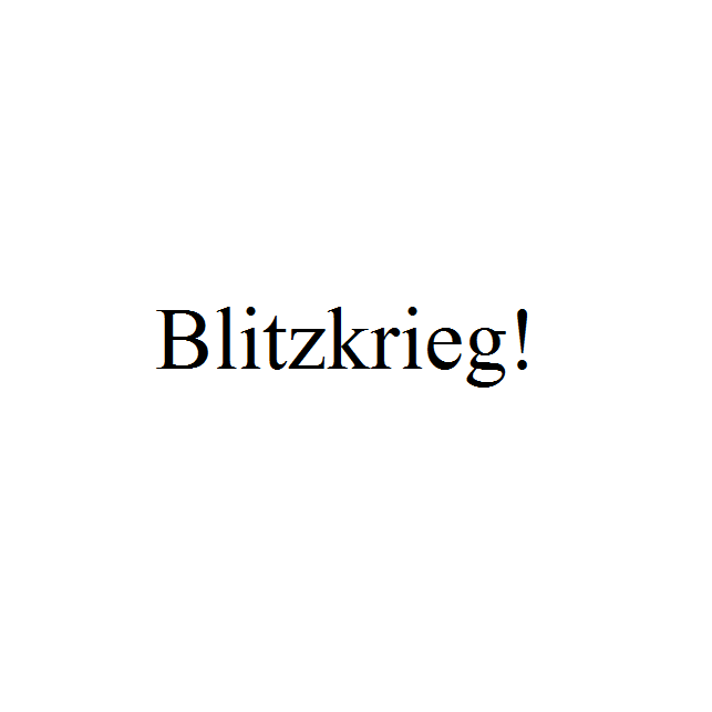 Le jeu Kickstarter du samedi : Blitzkrieg!