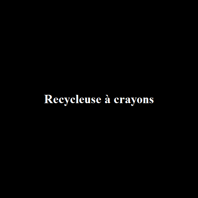 Le jeu gratuit du vendredi : Recycleuse à crayons