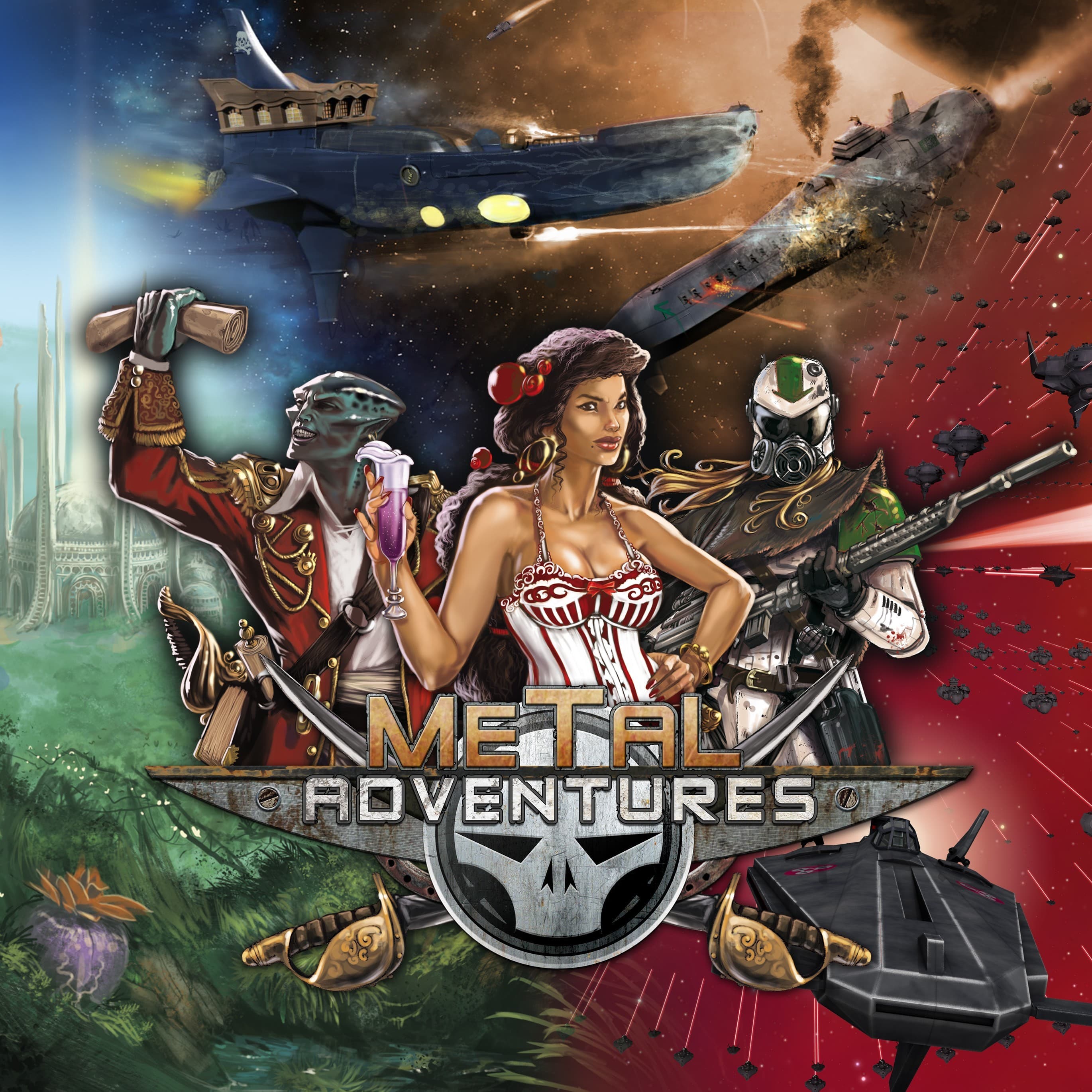 Metal adventures : mate les lasers