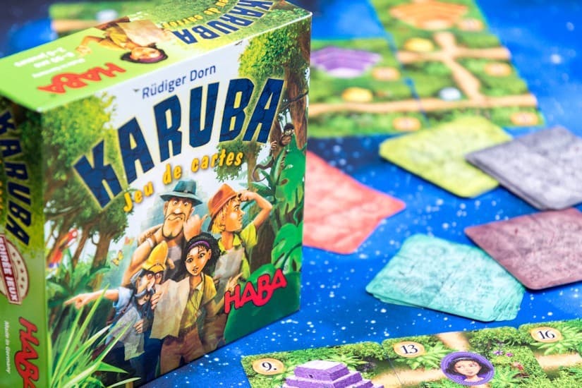 Sur le Vif! Review de Karuba le jeu de cartes! Une version cartes qui n'a rien à envier à son grand frère Karuba!