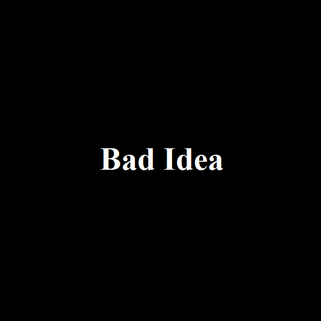 Le jeu gratuit du vendredi :  Bad Idea