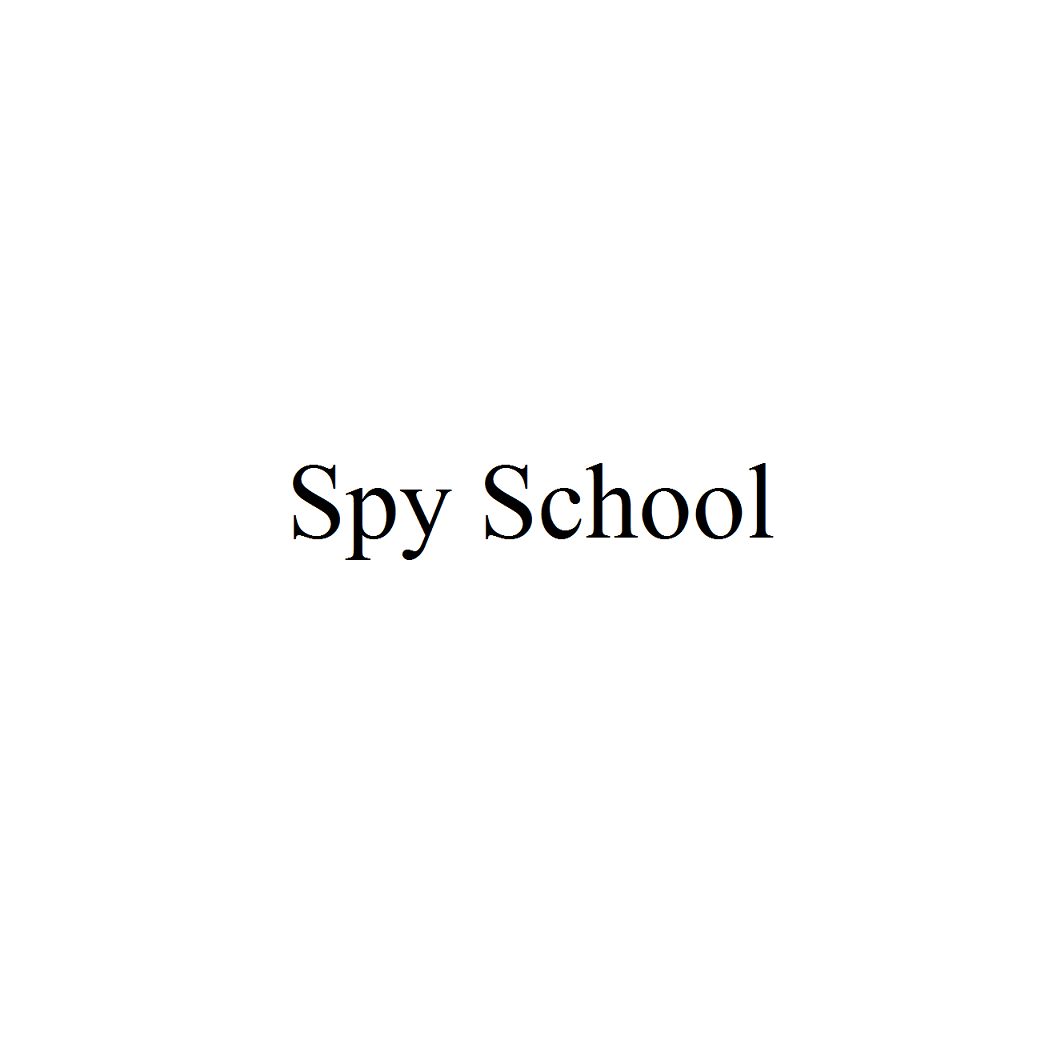 [Carnet d'auteur] Spy School