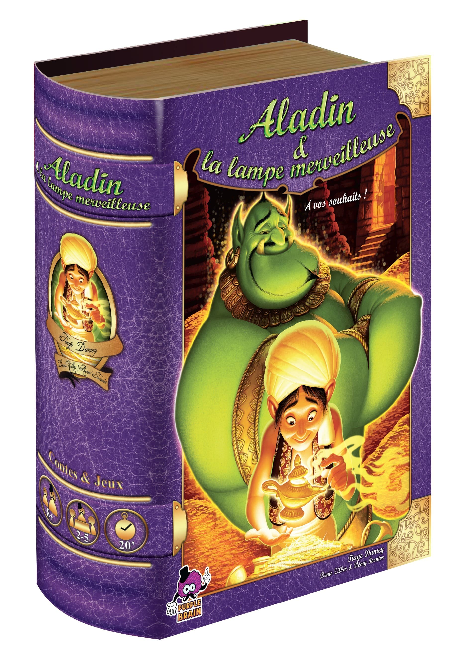 Aladin et la lampe merveilleuse en trois vœux.