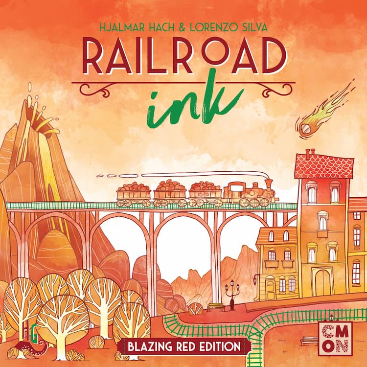 Boîte du jeu : Railroad Ink - Blazing Red Edition