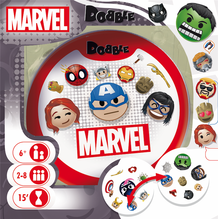 Boîte du jeu : Dobble Marvel Emoji