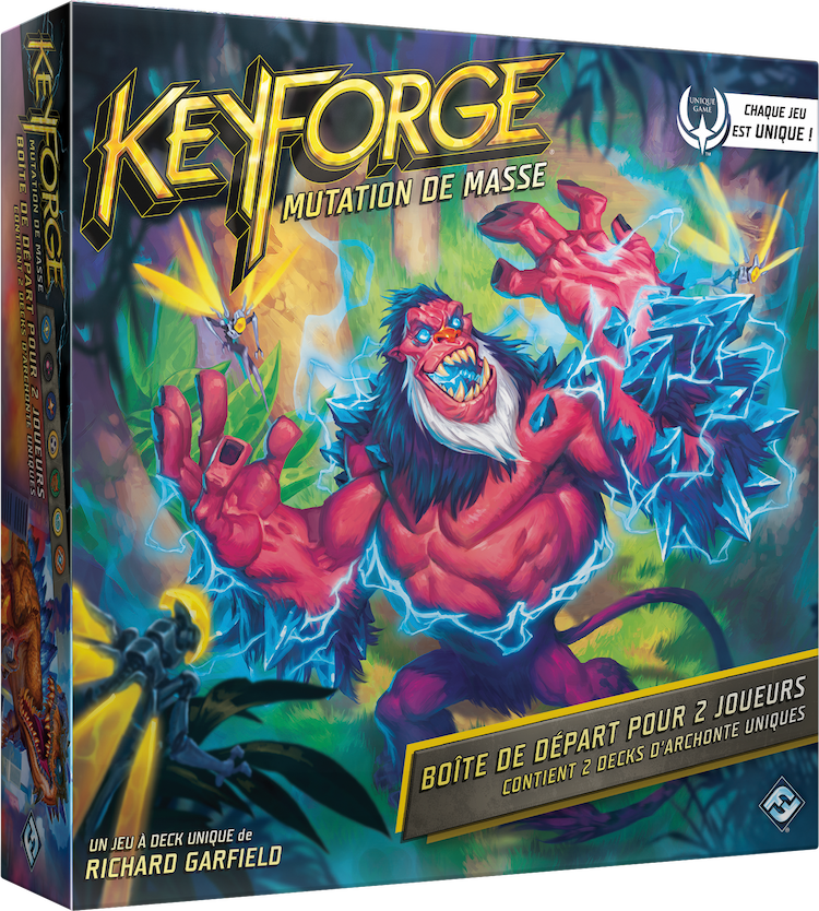 Boîte du jeu : Keyforge - Mutation de masse (set de base)