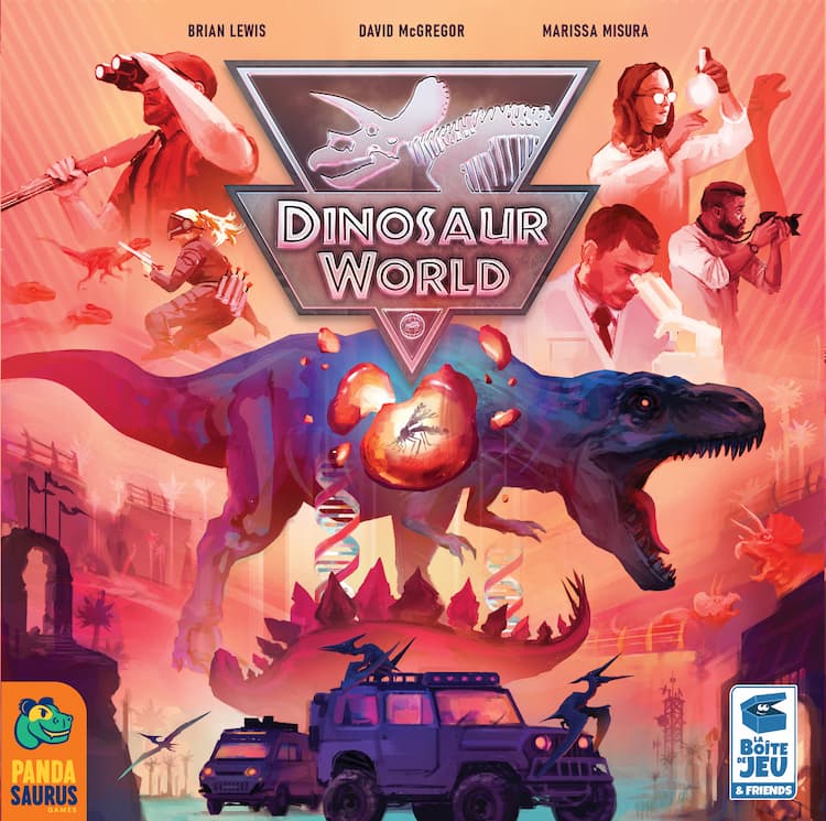 Boîte du jeu : Dinosaur World (Édition Française)