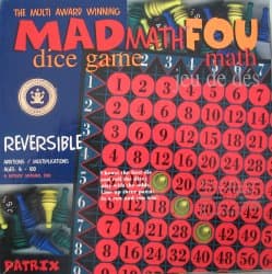 Boîte du jeu : Mad math dice game
