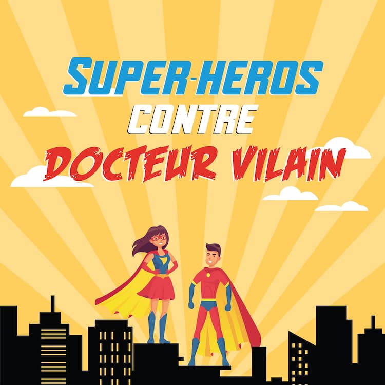 Boîte du jeu : Super-Héros contre Docteur Vilain