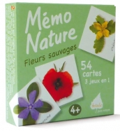 Boîte du jeu : Memo nature fleurs sauvages