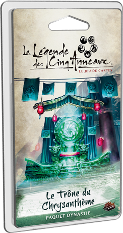 Boîte du jeu : La Légende des Cinq Anneaux LCG : Le Trône du Chrysanthème